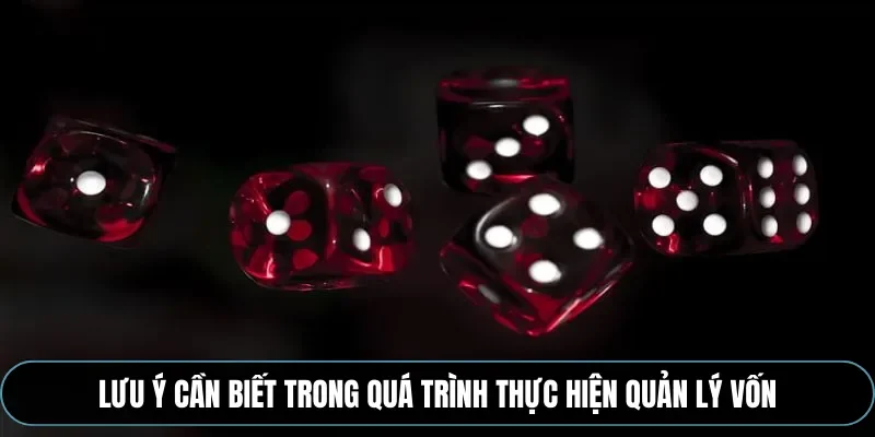 Lưu &yacute; cần biết trong qu&aacute; tr&igrave;nh thực hiện quản l&yacute; vốn